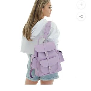GRAFEA Lavender Leather Backpack